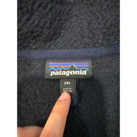 Patagonia Mens Woolyester Fleece Pullover Size XXL - Picture 3 of 10